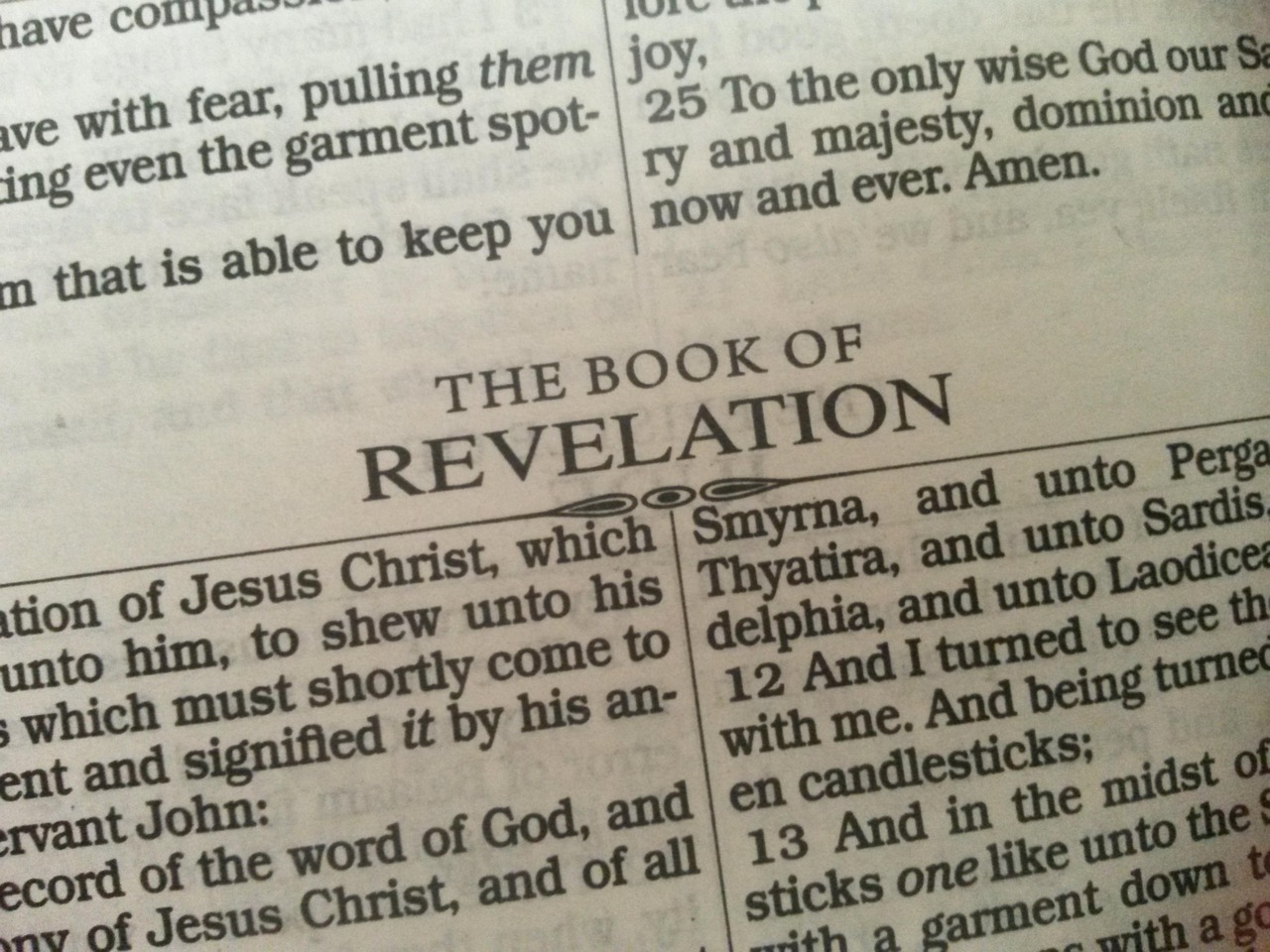 What God Chose to Reveal A Study of Revelation 1:1-8